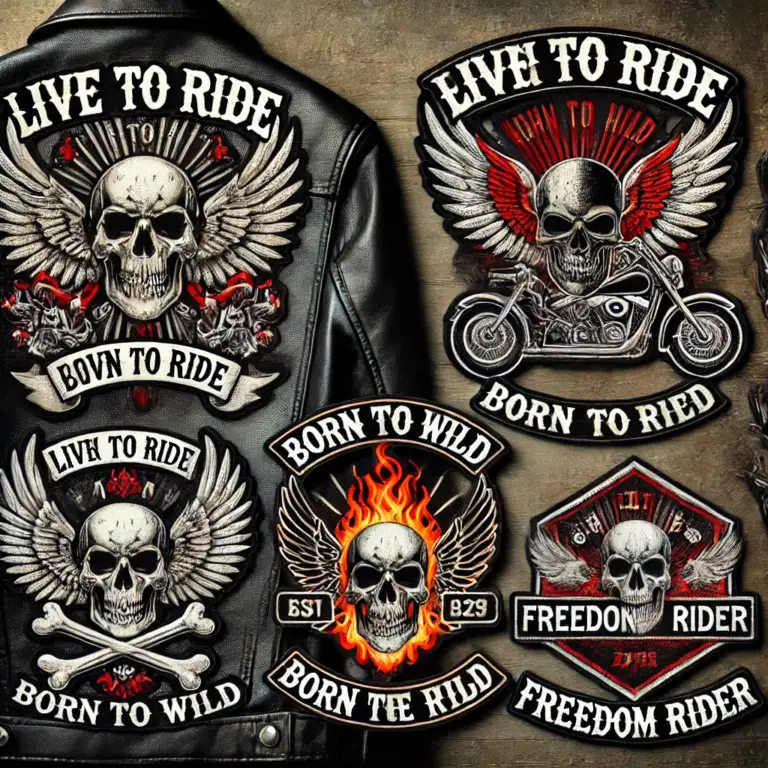 Custom biker patches