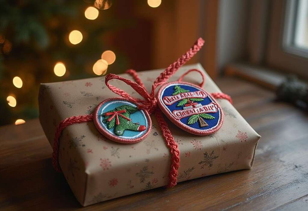 custom Christmas patches