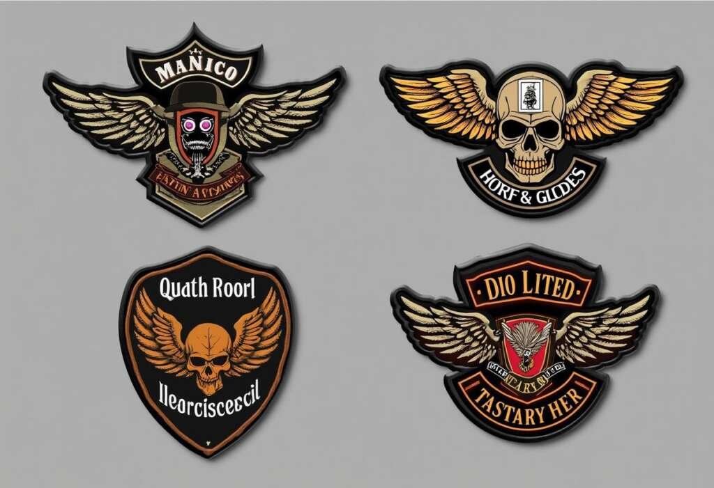 Custom Biker Patches