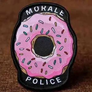 custom printed patch with full color logo design