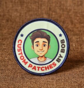custom printed patch with vivid colors