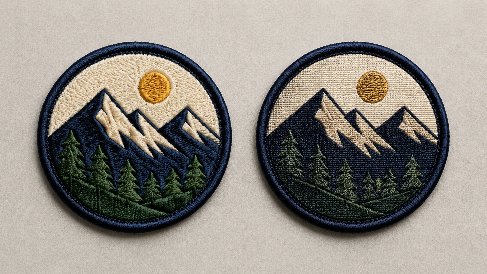 Embroidery vs Woven Patch