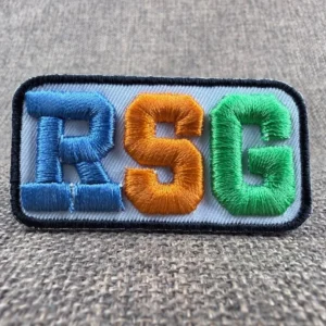 3d embroidered logo patch