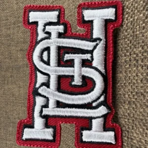 raised embroidered patch