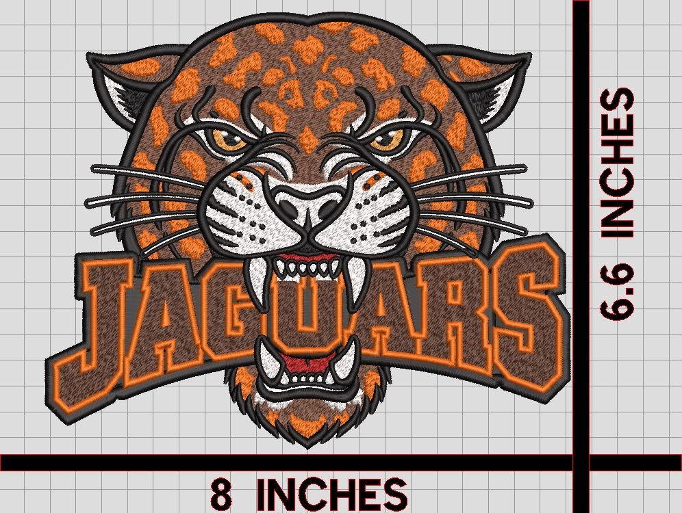 AI patch jaguar mockup 8 inch